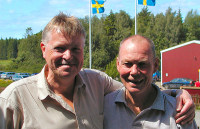 Pelle Johansson och Ola Ingemansson, klicka för större bild