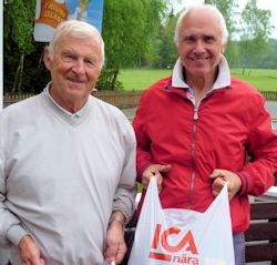 2016 års ICA-Golfen vinnare, Erik Peper och Hans Björklöf, klicka för större bild