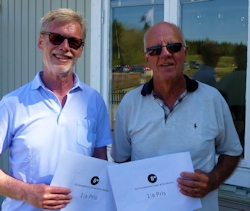 2017 års ICA-Golfen segrare, Inge Alfredsson och Lars-Gunnar Andersson, klicka för större bild