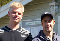 Simon Bredland och Daniel Johansson, segrare i Västvent/Buster, klicka för större bild